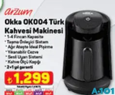 ARZUM OKKA OK004 TÜRK KAHVESİ MAKİNESİ ARZUM OKKA OK004 TÜRK KAHVESİ MAKİNESİ